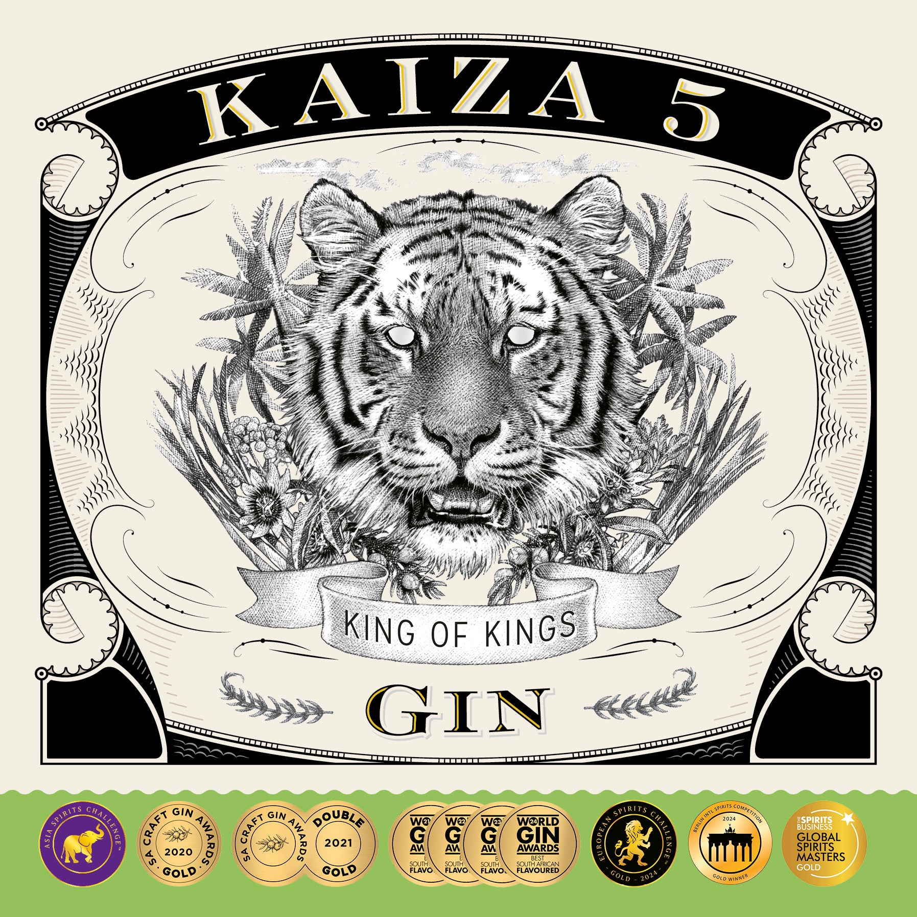 How to make the perfect KAIZA 5 GIN Tonic - FLYER