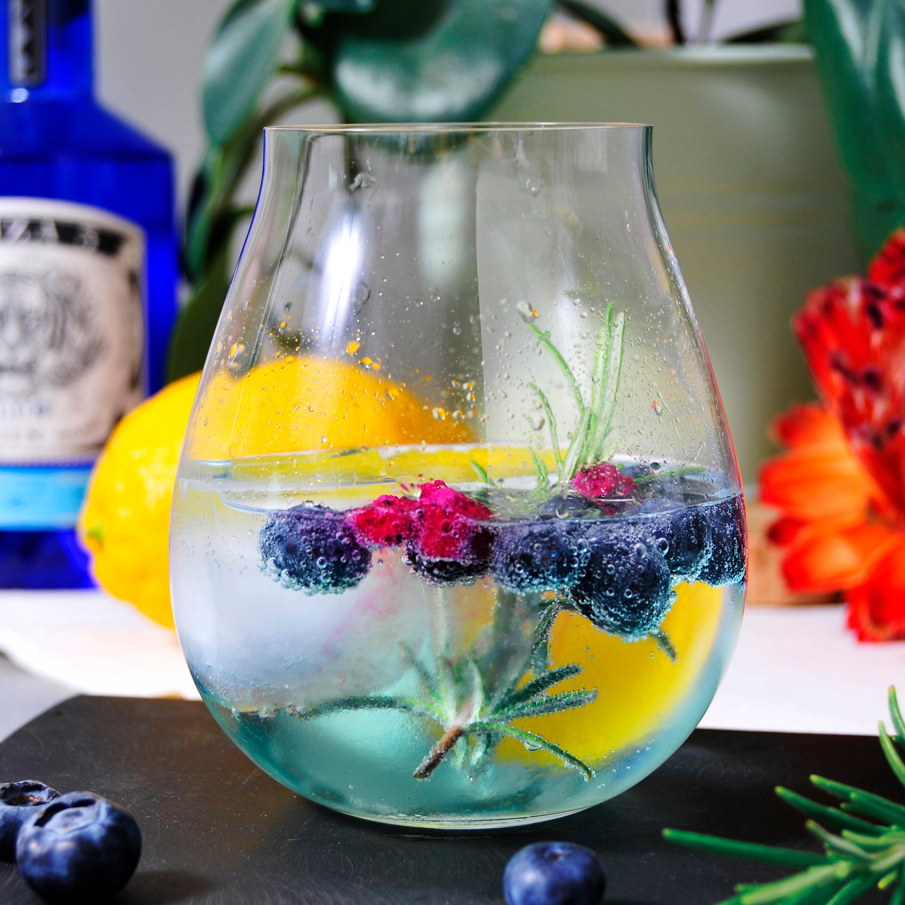 KAIZA 5 BLUE GIN - 3x700 ml | Die blaue Lagune von Kapstadt