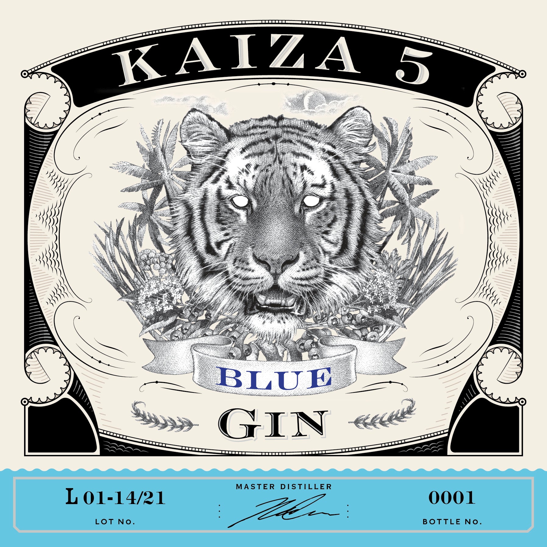 How to make the perfect KAIZA 5 BLUE GIN Tonic - FLYER