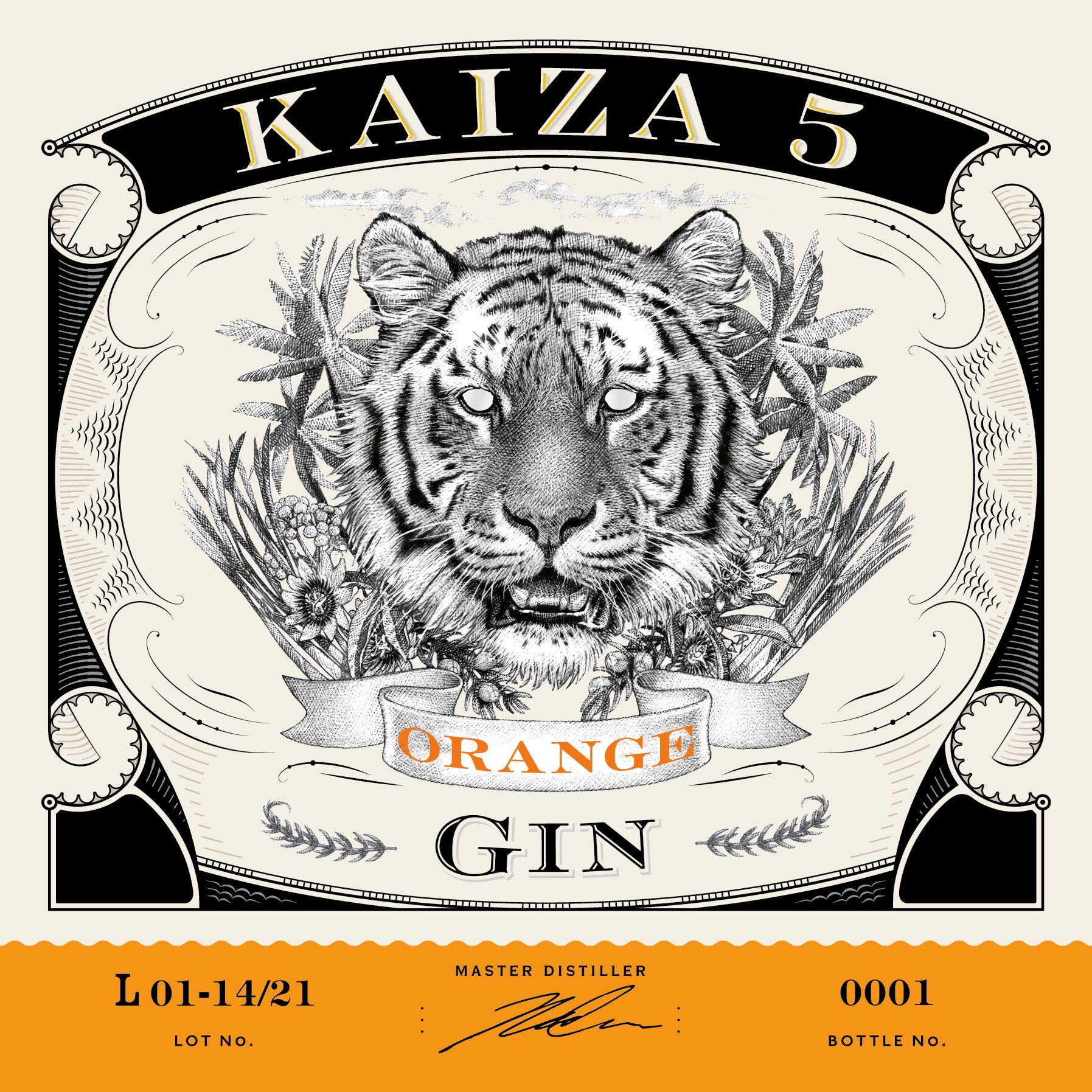 How to make the perfect KAIZA 5 ORANGE GIN Tonic - FLYER